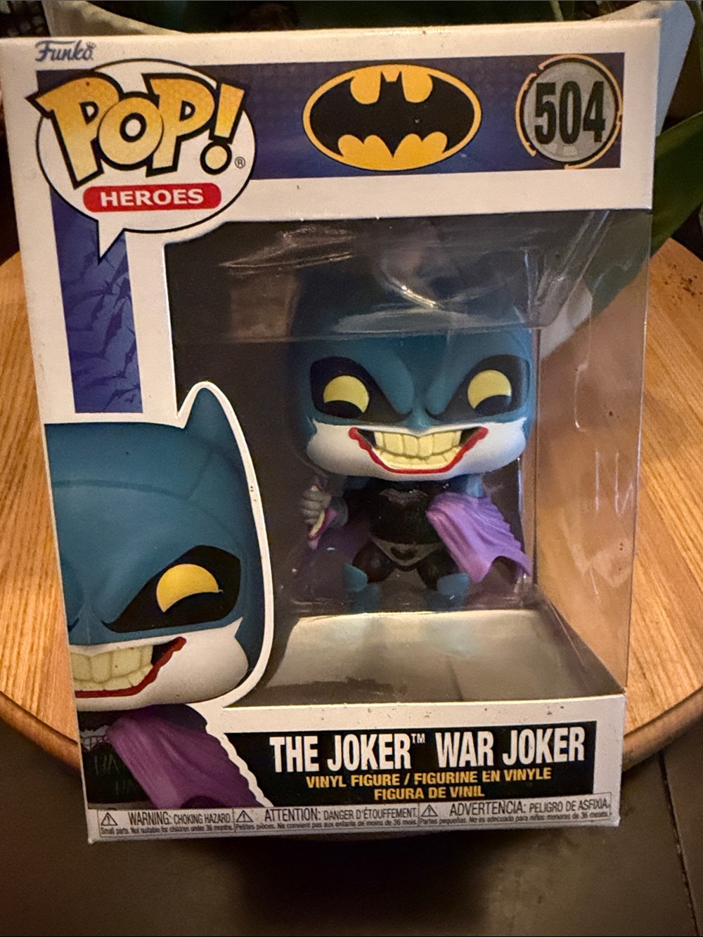 Funko Pop! Heroes The Joker War Joker Vinyl Figure - Blue, Purple & Yellow